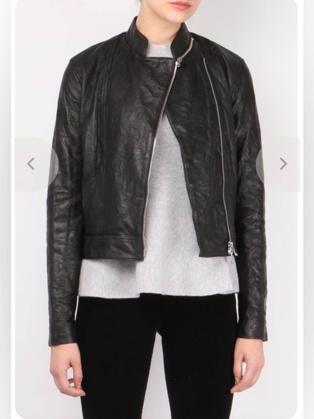 L’Agence Devon Leather Moto Jacket
